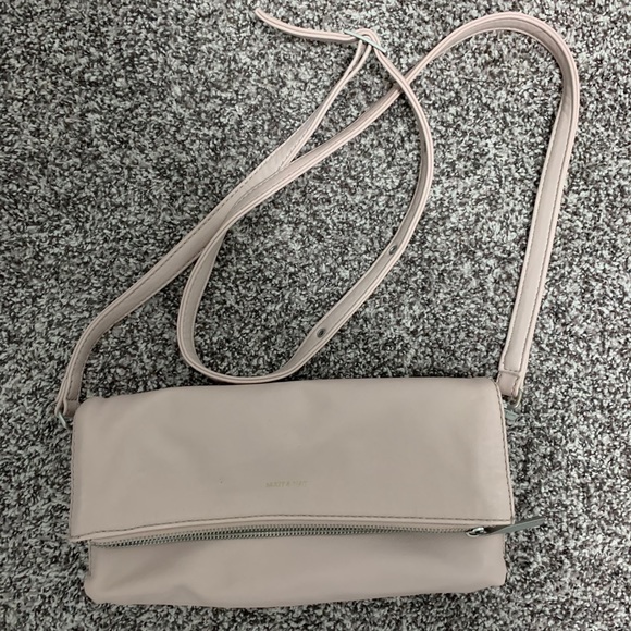 Matt and Nat nude/blush crossbody bag - Picture 1 of 5
